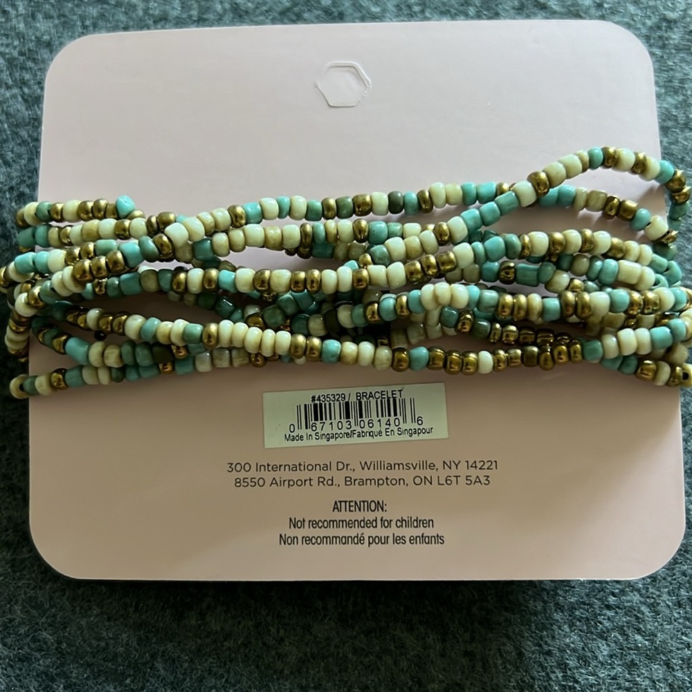 Astral multi beaded bracelet‎ - Picture 2 of 2